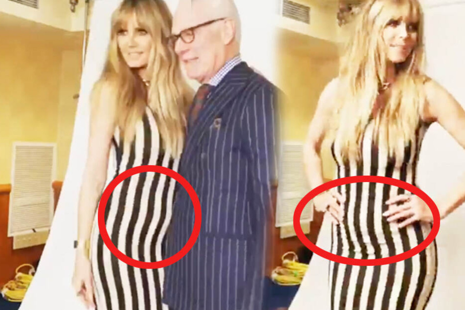Mit diesem Video sorgte Heidi am Montag für ordentlich Gesprächsstoff. Sieht man hier ein Schwangerschafts-Bäuchlein?