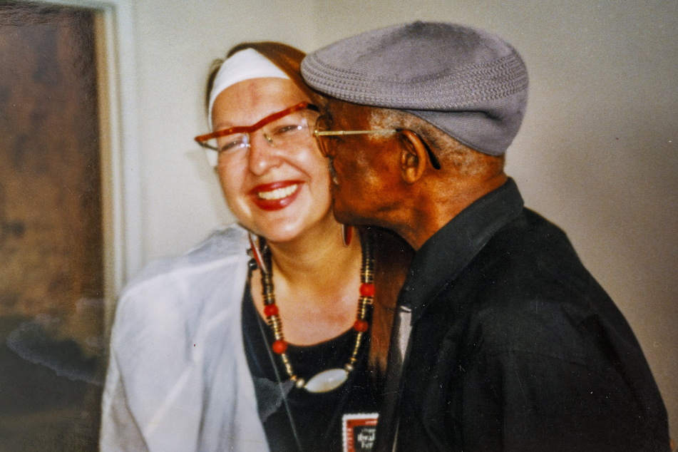 Ein Küsschen von Ibrahim Ferrer (1927-2005), einem der Stars des Buena Vista Social Clubs und Gast der Musikfestspiele.