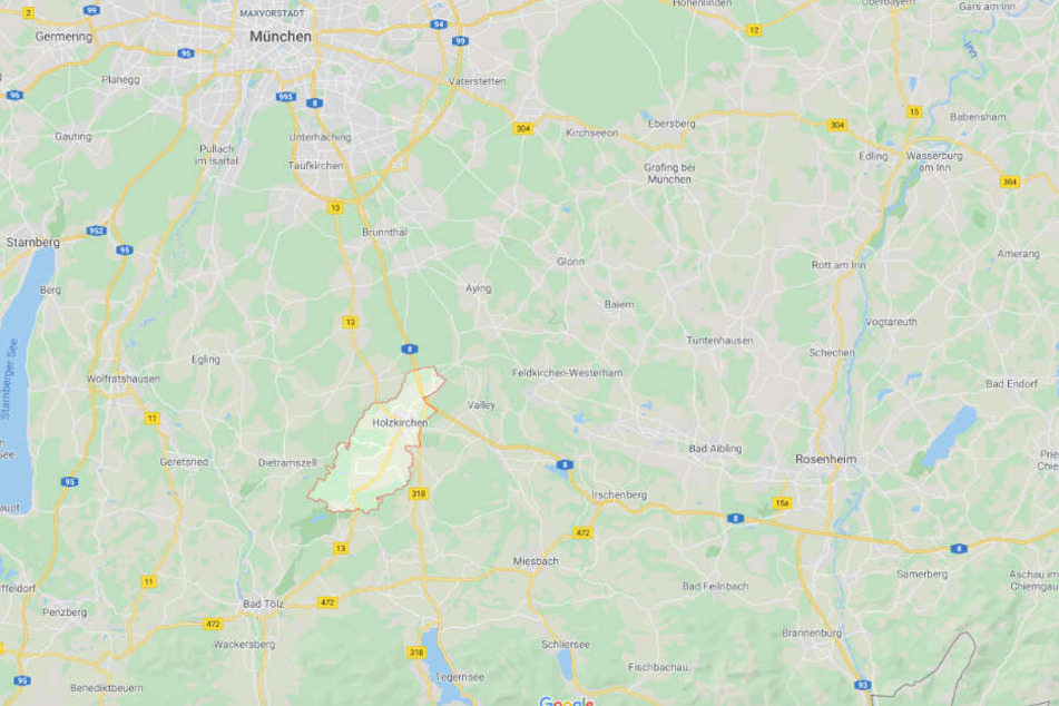 Der Unfall ereignete sich auf der A8 auf Höhe Holzkirchen in Richtung München.