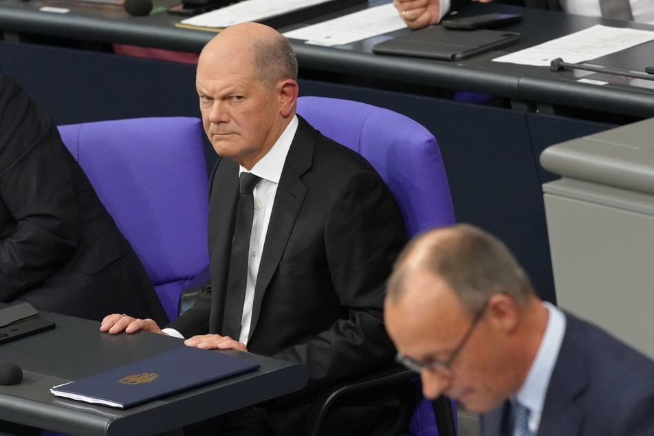 Olaf Scholz und Friedrich Merz treffen im TV-Duell aufeinander.