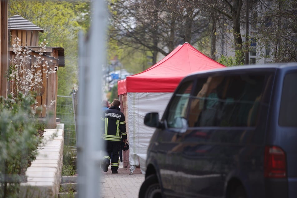 Die Polizei ermittelt vor Ort.