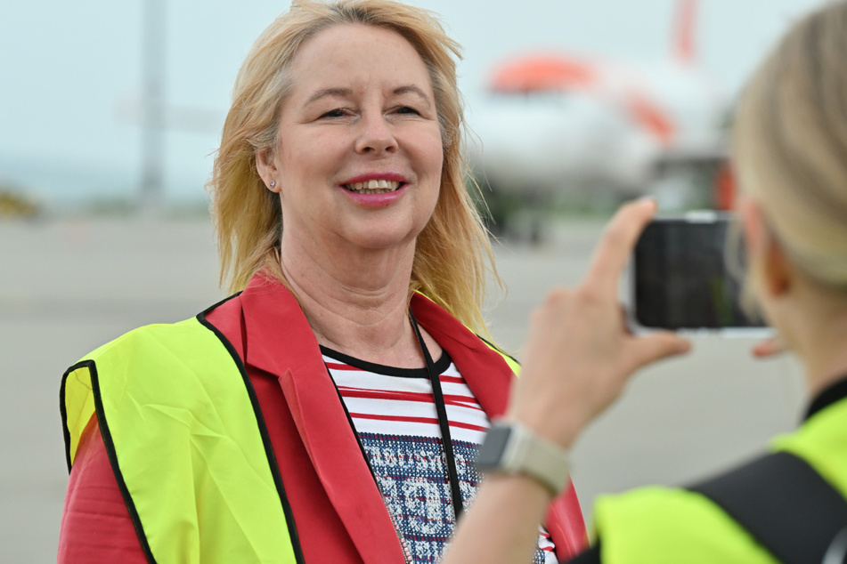 Susanne Hermann möchte den Flughafen Erfurt-Weimar für Passagiere wieder attraktiver machen.
