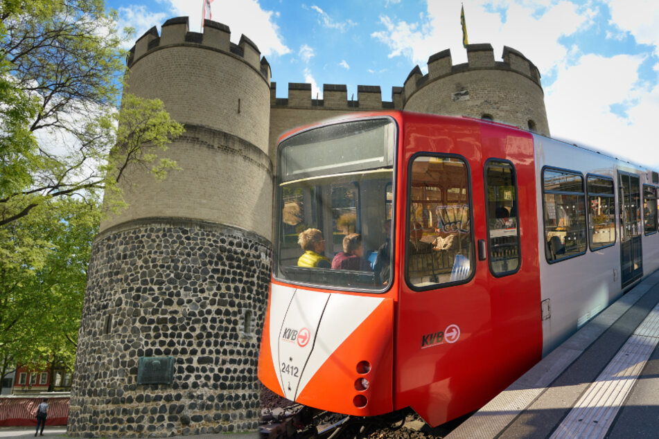 Am Kölner Rudolfplatz ist es zu einem tragischen Unfall mir einer KVB-Bahn gekommen. Eine Fußgängerin wurde schwer verletzt. (Fotomontage)