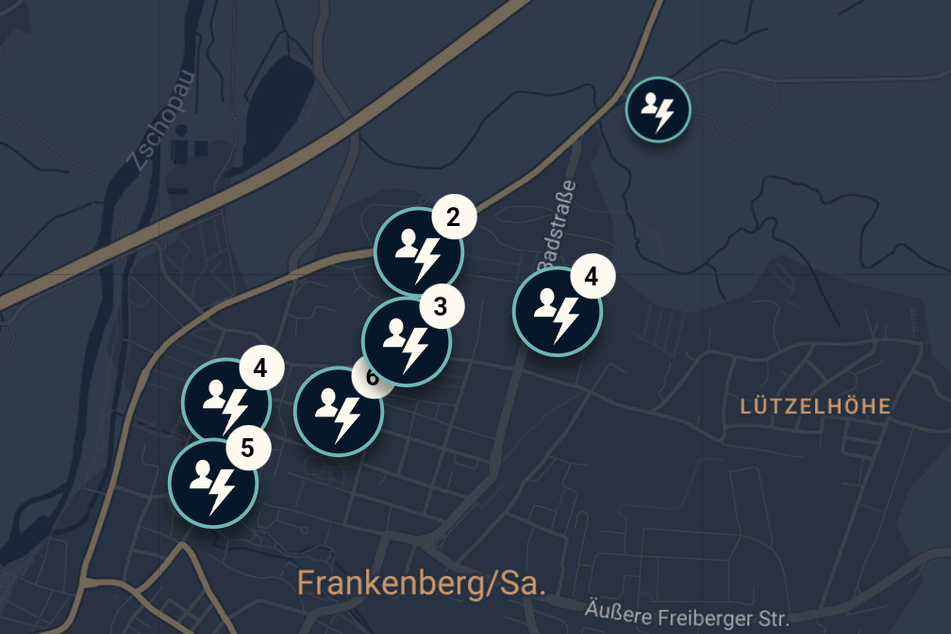 Teile von Frankenberg sind am Samstag von einem Stromausfall betroffen.