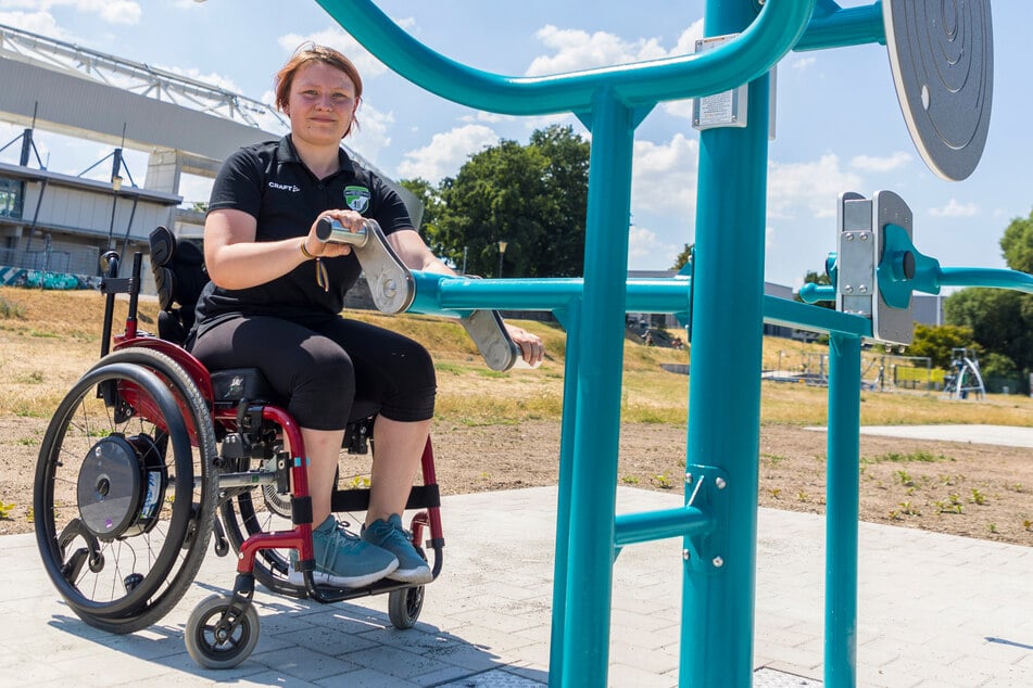 Auch Sportfreunde mit Handicap können trainieren.