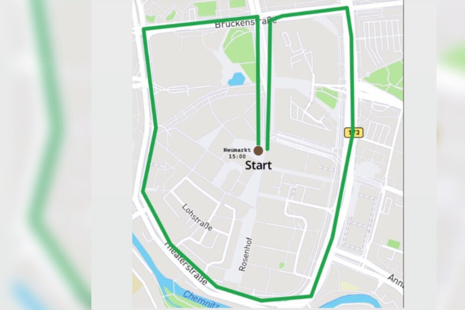 Auf dieser Route wollen die Demonstranten am Freitag laufen.