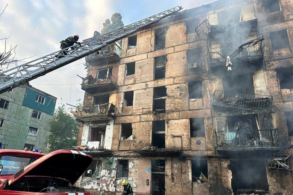 A residential building in the industrial city of Kryvy Rih, Ukrainian President Volodymyr Zelensky's hometown of Kryvyi Rih, was hit by Russian missiles.