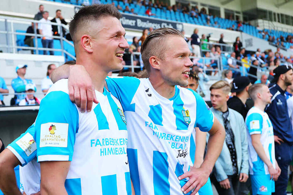 Wird Daniel Frahn (l.) der Nachfolger von Dennis Grote?
