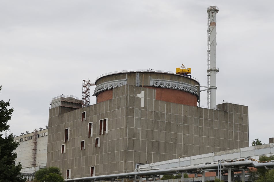 Blick auf einen Block des Kernkraftwerks Saporischschja. (Archivbild)