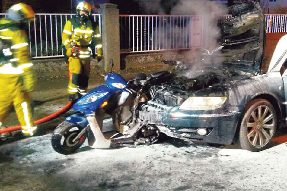 Der betrunkene David K. (31) fuhr nach dem Crash einfach weiter, hatte dabei noch Renés Motorroller im Phaeton stecken.