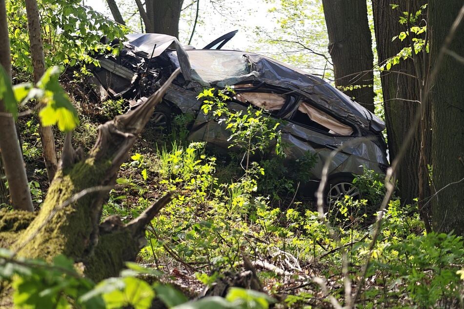 Horror-Crash in Sachsen: Opel-Fahrer (†47) knallt in Waldstück und stirbt