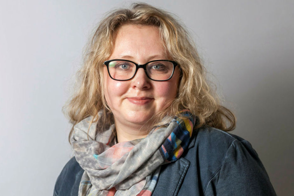 Der rostende Brunnen ist eine Gefahr für spielende Kinder, sagt Solveig Kempe (36, CDU).