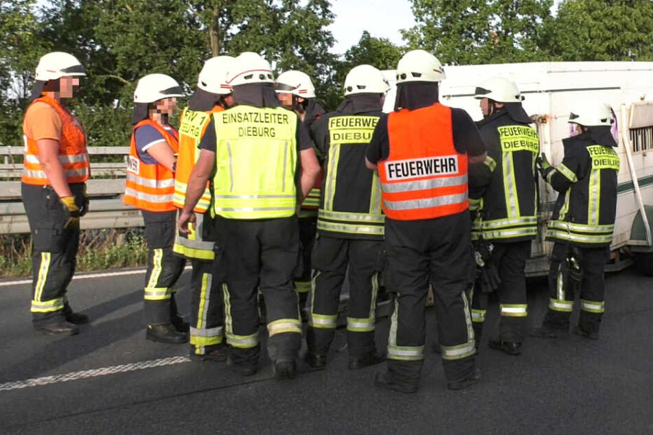 Zahlreiche Einsatzkräfte der Feuerwehr Dieburg waren vor Ort.