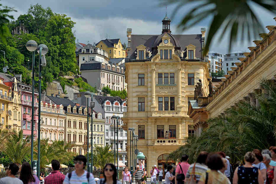 Karlovy Vary ist die mondänste der Perlen im tschechischen Dreibädereck.