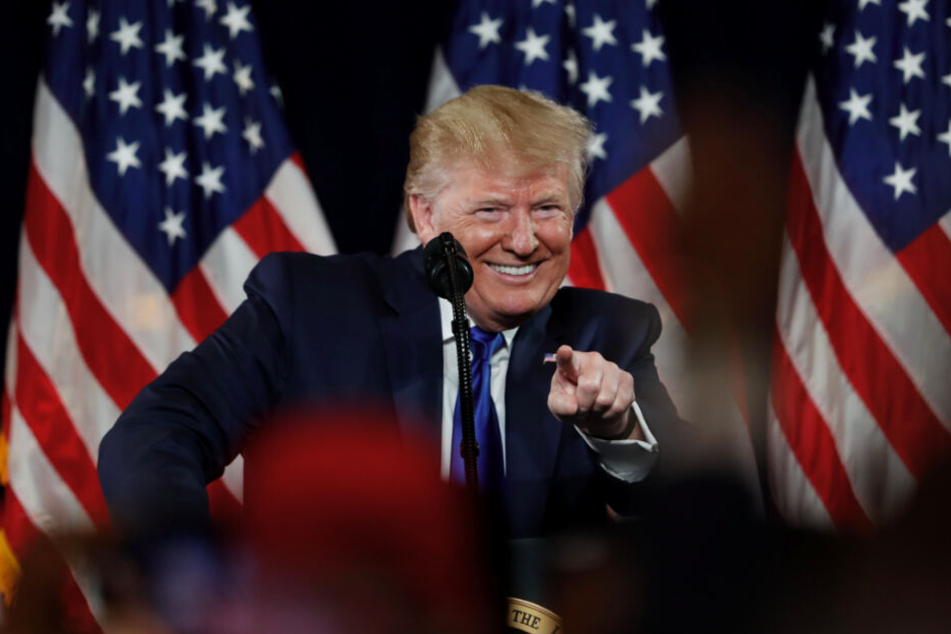 Noch hat sich Donald Trump zu der provokanten Aktion der Berliner Organisation nicht geäußert.