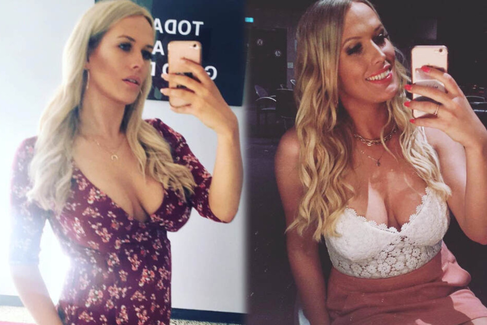 Auf Instagram präsentiert die junge Blondine aus Mainz gerne ihr Dekolleté.