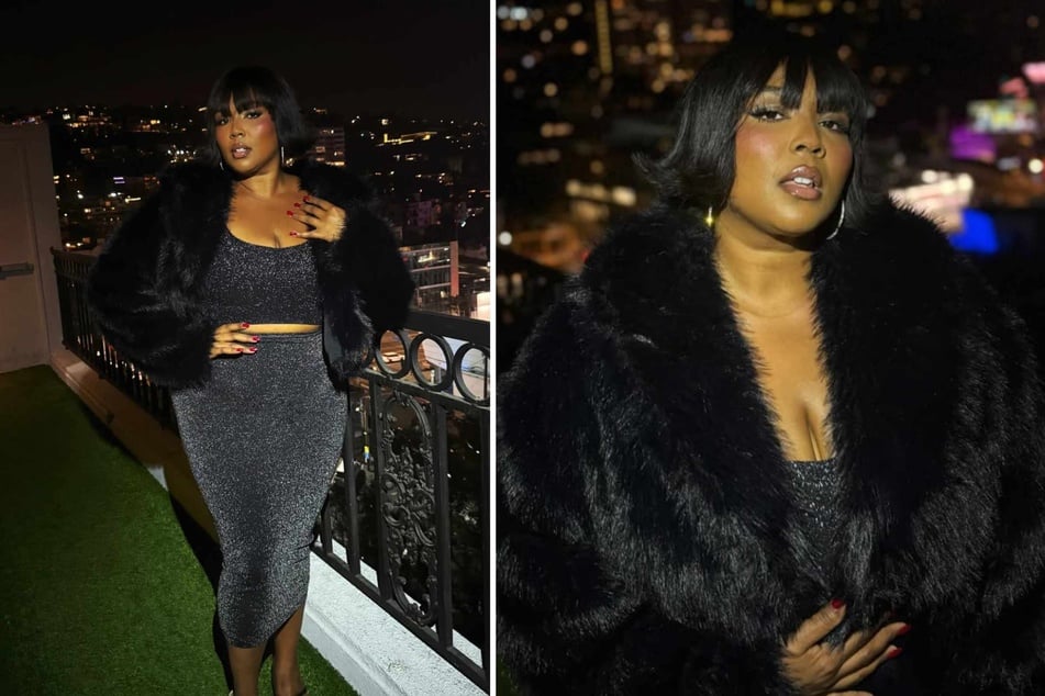 Lizzo dazzled in a style that she cheekily dubbed "rich auntie core" in several Wednesday Instagram posts.