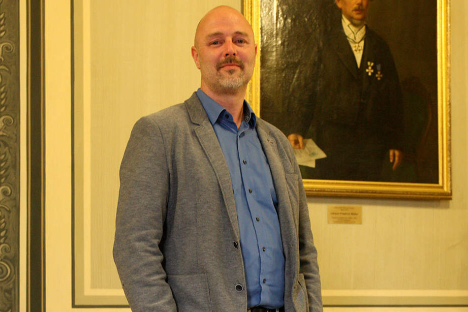 Will neuer Oberbürgermeister werden: Nico Köhler, AfD.
