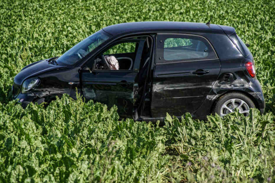 Der Smart der Unfallverursacherin.