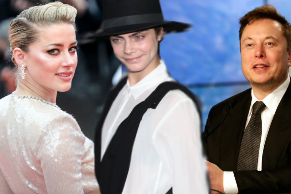 Elon Musk: Hatte Elon Musk einen heißen Dreier mit Amber Heard und Cara Delevigne?