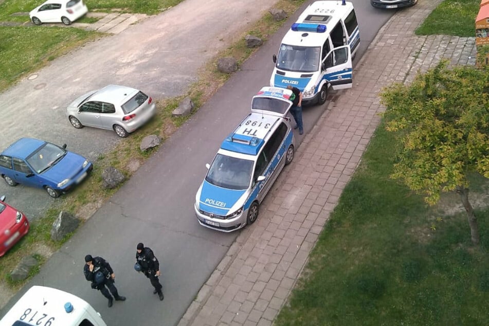 Im Wohngebiet An der Helbe in Ebeleben gab es am Dienstagabend einen Großeinsatz der Polizei.
