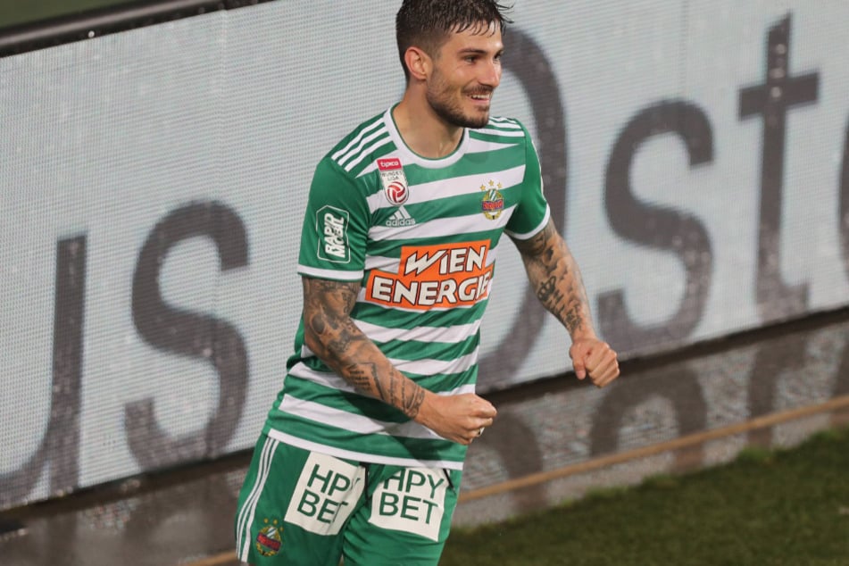Der Grieche Taxiarchis Fountas (24) stürmt derzeit für den österreichischen Erstligisten SK Rapid Wien.