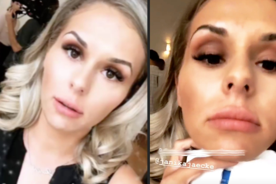 Janine Christin präsentierte bei Instagram ihren neuen Schmollmund.