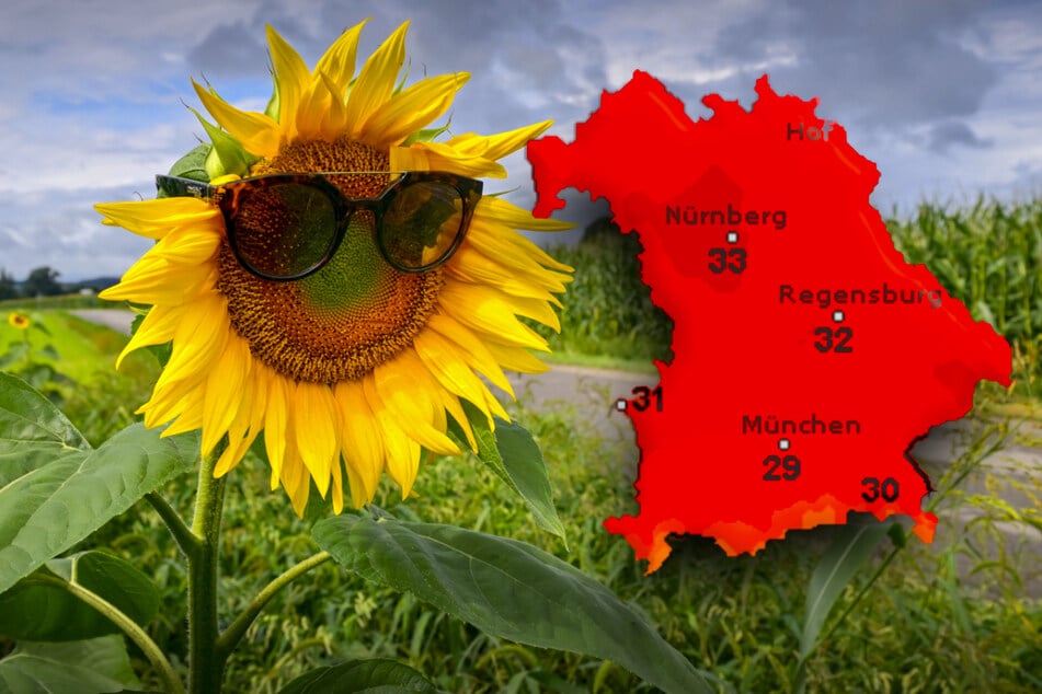 Zum Wochenende wird in Bayern nochmal die 30-Grad-Marke geknackt.