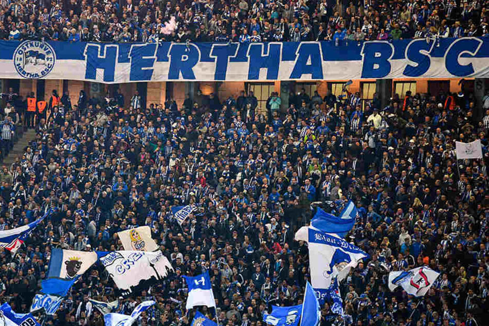 In der Ostkurve ist bei jedem Spiel gute Stimmung. Das wünscht sich auch Hertha BSC im restlichen Stadion.