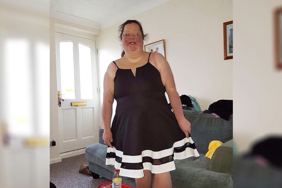 So sieht die 36-jährige Britin aus, nachdem sie 83 Kilo abgenommen hat.