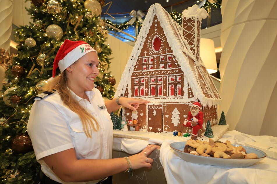 Knusper, knusper, knäuschen: Die Deko an Bord lässt keine Wünsche offen.