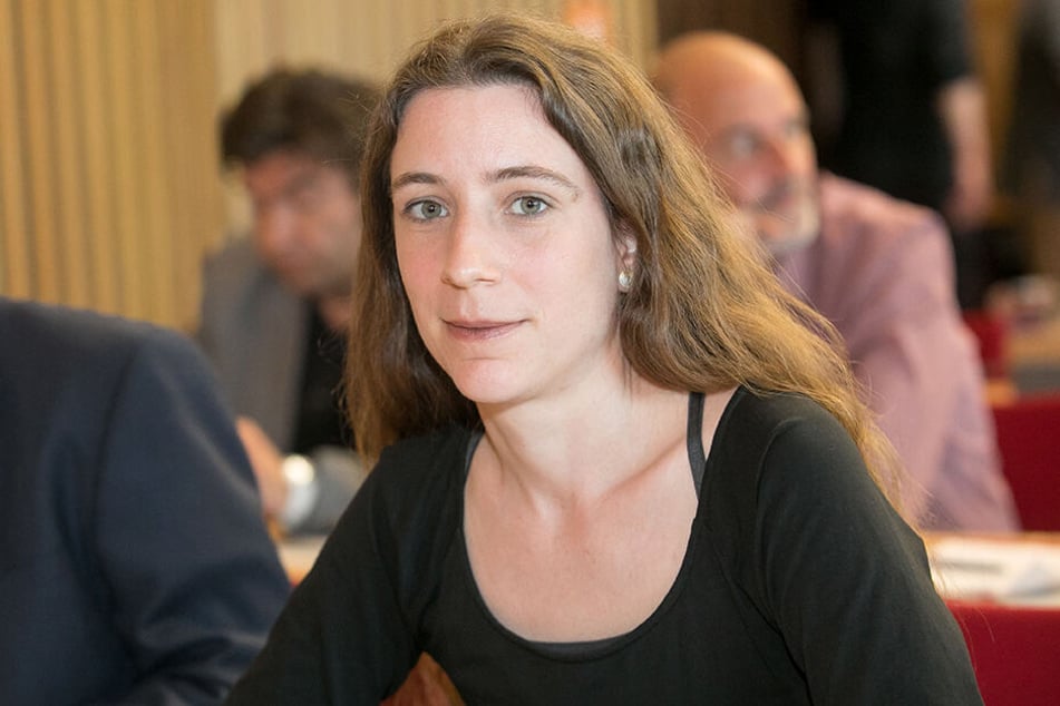 Auch Kerstin Wagner (39, Linke) engagiert sich für mehr Gemeinwohl-Ökonomie in Dresden.