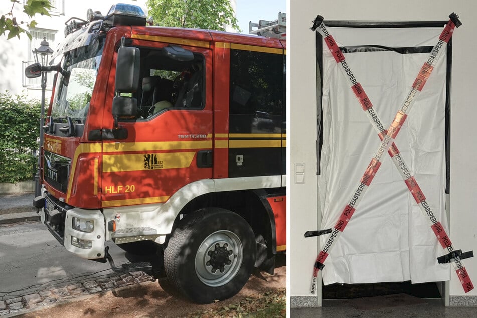 Dresden: Brand in Dresden-Striesen! Feuerwehr entdeckt Leiche in Wohnung