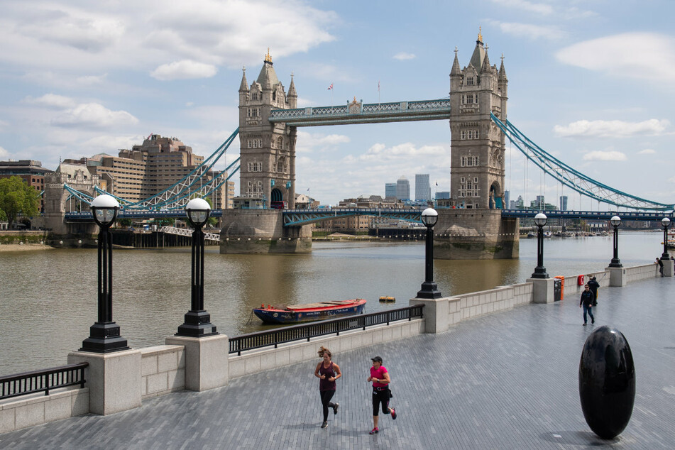 Die Tower Bridge in London.