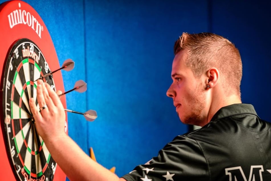 Max Hopp setzte sich im Finale gegen Michael Smith (27) durch.
