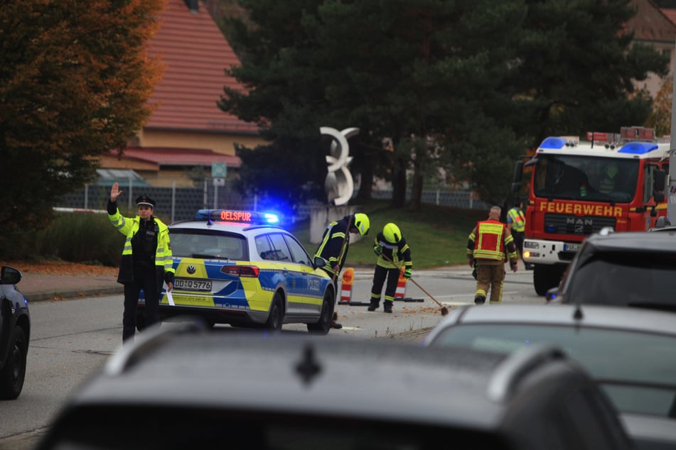 Am Mittwochnachmittag kam es auf der Müglitztalstraße zu einem schweren Verkehrsunfall.