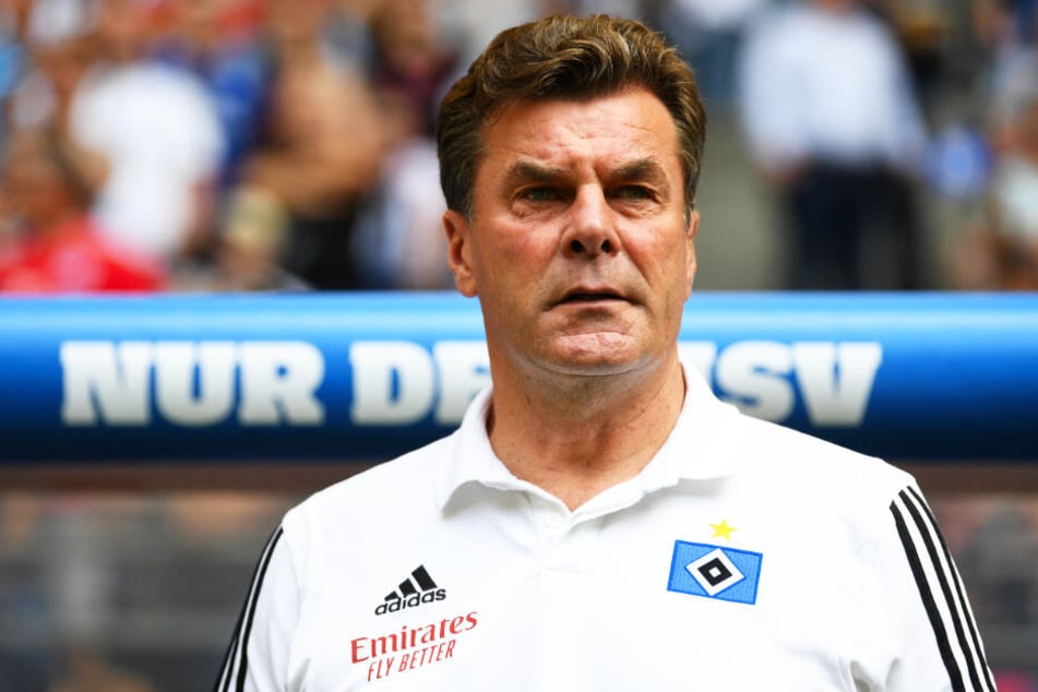 HSV-Coach Dieter Hecking ging mit seinem Team an alter Wirkungsstätte mit 2:5 baden. (Archivbild)