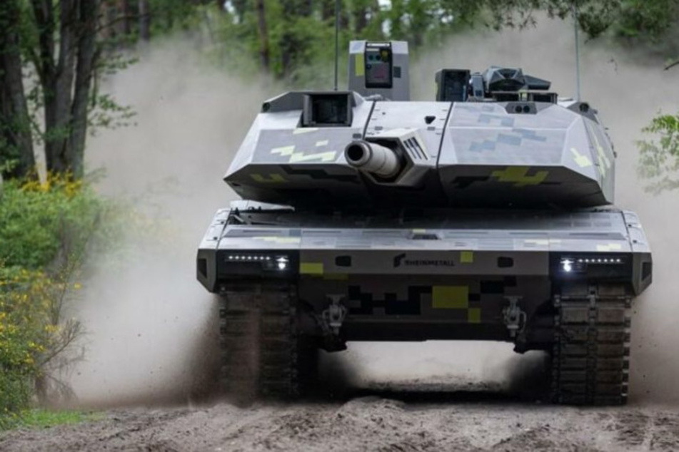 Der KF 51 Panther ist der neueste Kampfpanzer von Rheinmetall. Er wurde an diesem Dienstag in Paris vorgestellt.