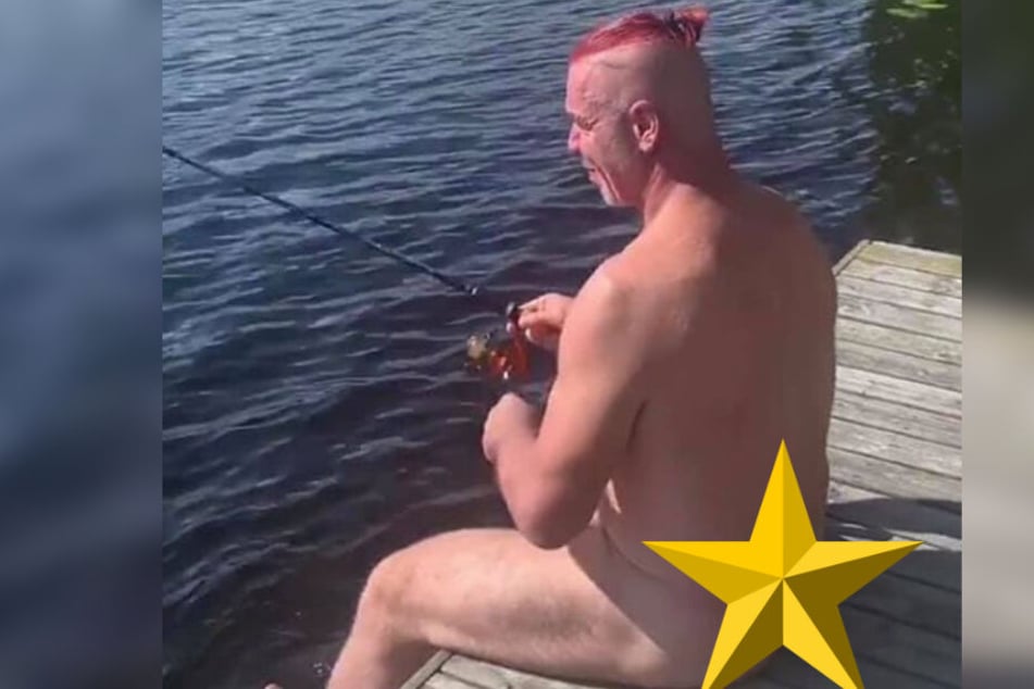 Aus Rammstein wird Nacktsein: Till Lindemann zeigt den Fischen seinen Speer