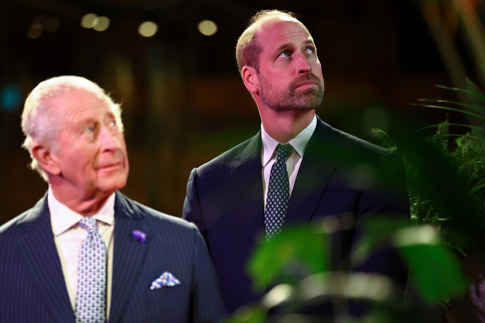 Prinz Harry möchte sich wieder mit seinem Vater, König Charles (76, l.), und seinem Bruder, Prinz William (43), vertragen - doch der Palast war von seiner Partynacht nicht begeistert.