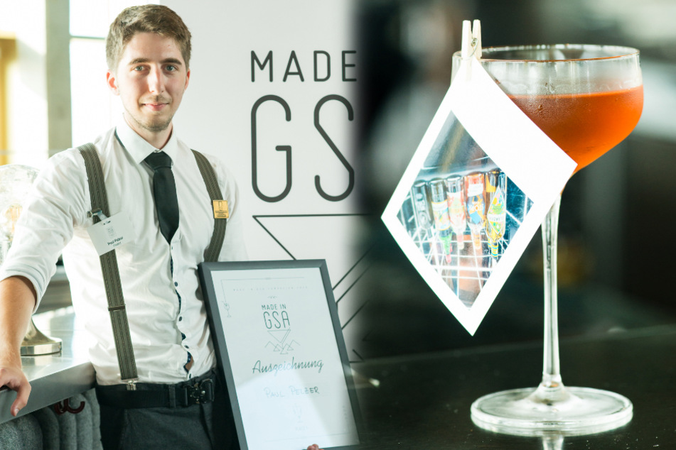 Der Cocktail "Zusammenkunft", mit dem Paul Pelzer (22) von der Kölner "Suderman Bar" bei der achten "Made in GSA" Cocktail Competition gewonnen hat.