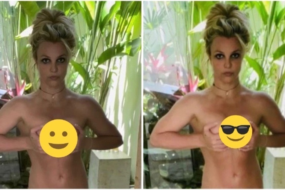 On Monday, Britney Spears bared it all again for the 'gram in a throwback pic she posted six times.