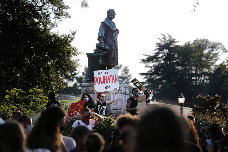 So sah die Statue vorher aus.