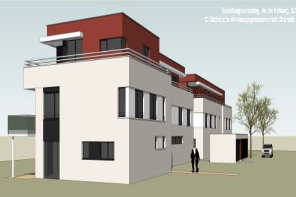 Zwei neue Wohnhäuser entzündeten den Streit in Glösa.