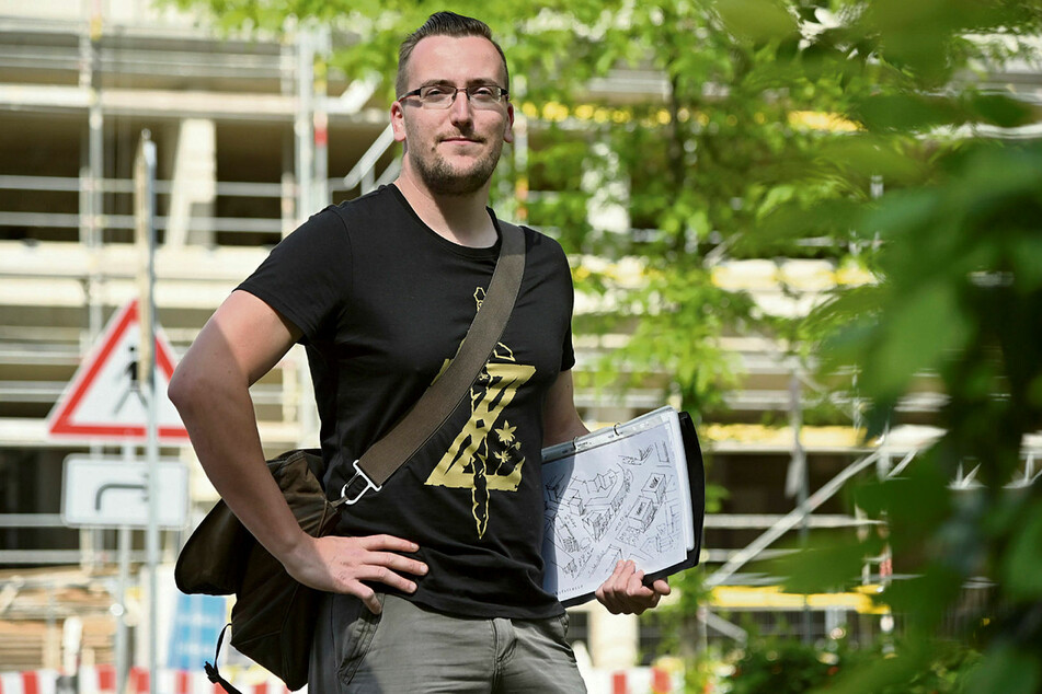Was wird aus Chemnitz? - Dieser Frage möchte Marcel Wächtler (30) mit Neugierigen auf seiner Führung nachgehen.