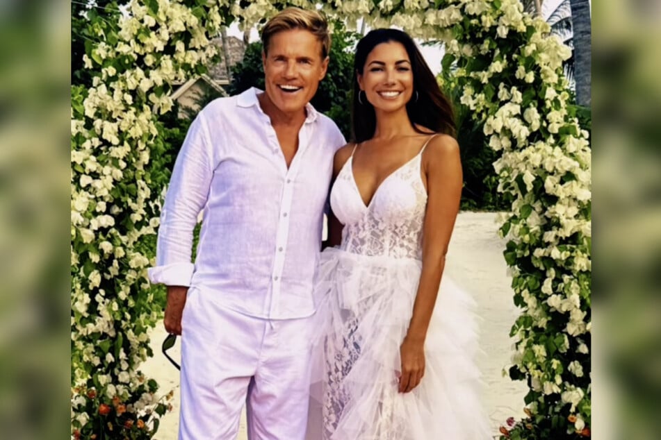 Der Pop-Titan war sichtlich gerührt von der Trauung.