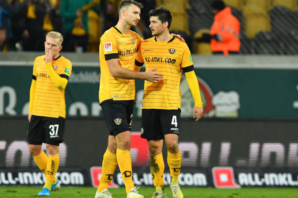 Florian Ballas (Mitte) und Jannis Nikolaou (re.) haben sich mit den Fans ausgesprochen und bauen jetzt wieder auf die Unterstützung ihres 12. Mannes.