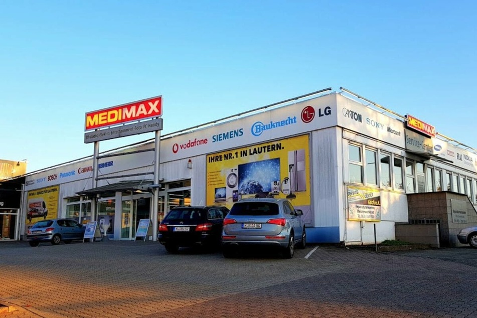 Der MEDIMAX an der Merkurstraße 35 in Kaiserslautern.