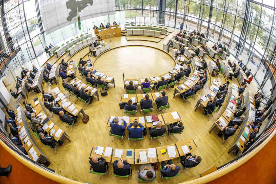 Plenarsaal im Landtag: Die Bezahlung der Abgeordneten soll mal wieder neu geregelt werden.