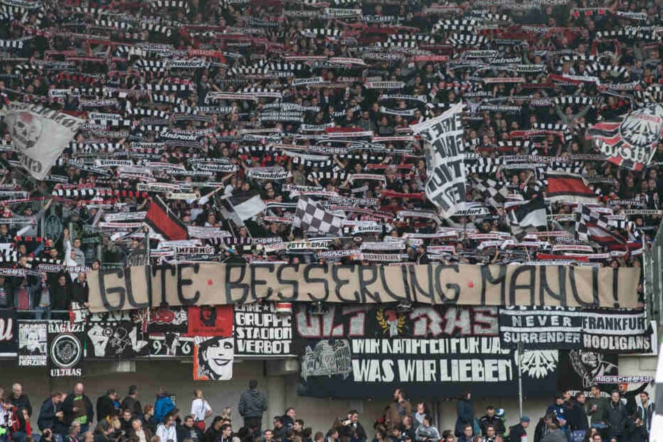 Vor der Europa League-Partie sollen Eintracht-Fans zwei Mailänder Anhängern ins Gesicht geschlagen haben (Symbolbild).